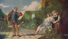 'Scene from ‘Twelfth Night’ (‘Malvolio and the Countess’)', c1840, (c1915). Artist: Daniel Maclise.