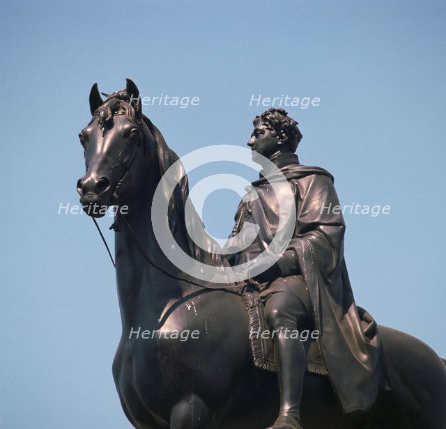 Statue of King George IV of England, 19th century. Artist: Francis Legatt Chantrey
