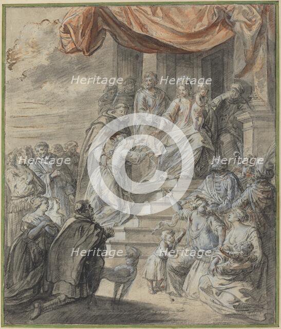 Madonna and Child with Rosary and Saint. Creator: Abraham Jansz van Diepenbeeck.