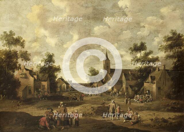 Village Street, 1664. Creator: Joost Cornelisz Droochsloot.