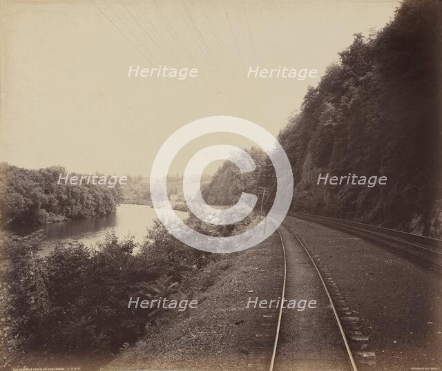 Rockdale Curve, On the Lehigh, c. 1895. Creator: William H Rau.