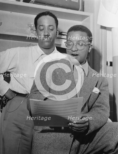Portrait of Billy Strayhorn, New York, N.Y., ca. June 1947. Creator: William Paul Gottlieb.