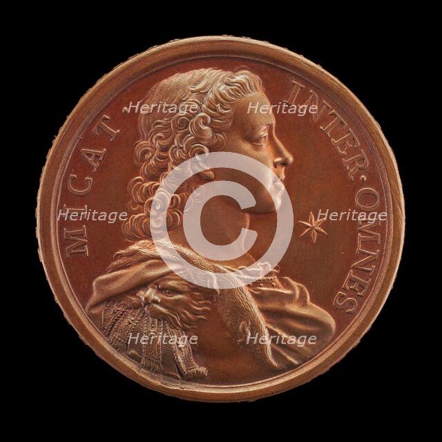 Prince Charles Edward Stuart, 1720-1788 (The Young Pretender, Bonnie Prince Charlie) [obverse], 1729 Creator: Ottone Hamerani.