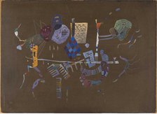 Around the Line, 1943. Creator: Kandinsky, Wassily Vasilyevich (1866-1944).