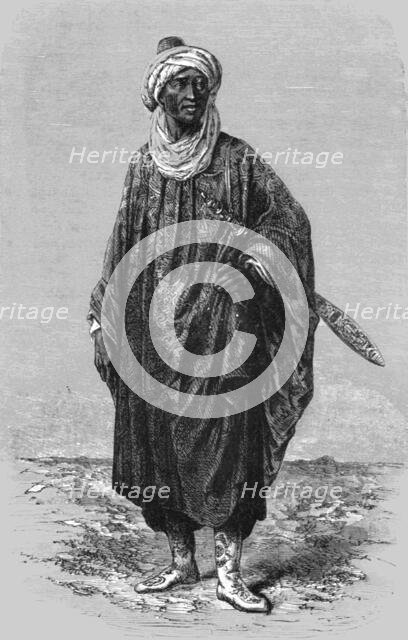 ''Dandangoura, chief of Farabougou; Journey from the Senegal to the Niger', 1875. Creator: Unknown.