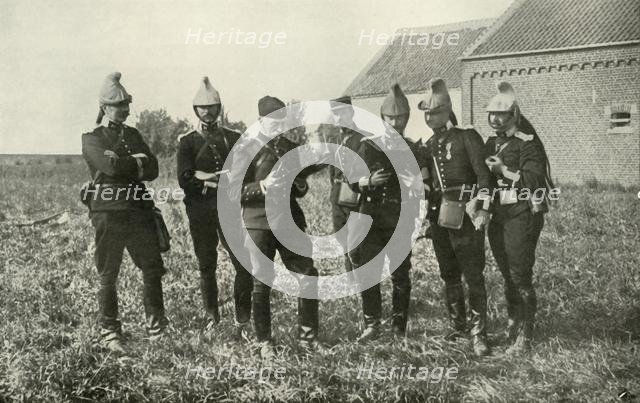 'French Staff Officers in Consultation', 1914, (1919).  Creator: Unknown.