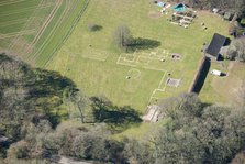 Excavated remains of Rockbourne Roman Villa, West Park, near Fordingbridge, Hampshire, 2016. Creator: Historic England.