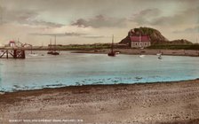 Gimblet Rock and Lifeboat House, Pwllheli, North Wales, 1934. Creator: Unknown.