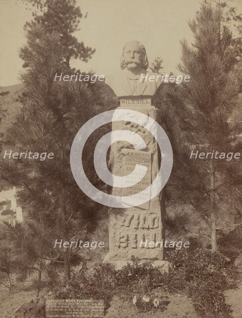 Wild Bill's Monument James B Hickoc [ie Hickok], alias "Wild Bill," born May 27, 1837 at..., 1891. Creator: John C. H. Grabill.