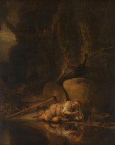Hera Hiding during the Battle of the Gods and Giants, after c.1643. Creator: Govaert Flinck.