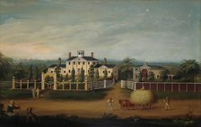 New England Country Seat, 1800/20. Creator: Unknown.