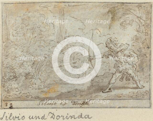 Silvio and Dorinda, 1640. Creator: Johann Wilhelm Baur.