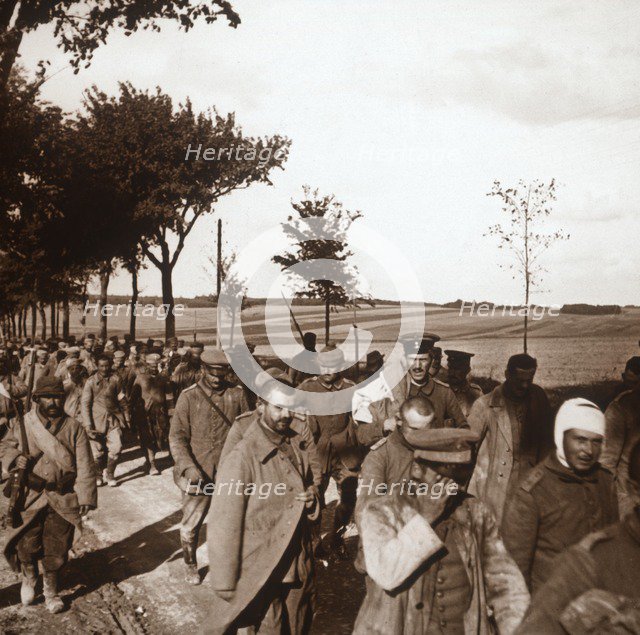 Prisoners, Champagne, northern France, c1914-c1918. Artist: Unknown.