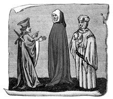 Costume, 14th century, (1910). Artist: Unknown