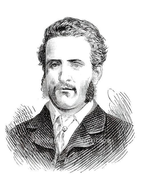 The Universities' Boat-Race, the Oxford Crew: 5. J. M. Boustead, University, 1876. Creator: Unknown.