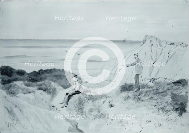 Dunes Near East Hampton, 1889. Creator: Louis Michel Eilshemius.