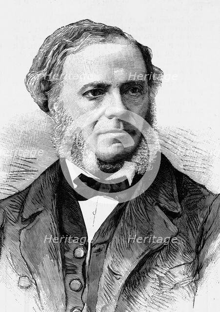 Portrait of the composer César Franck (1822-1890), 1890. Creator: Anonymous.