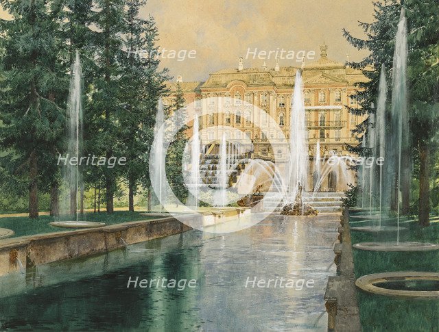 Peterhof, 1898. Artist: Kopallik, Franz (1860-1931)