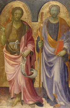 Saint John the Baptist and Saint James the Great, 1423-1424. Creator: Giovanni Toscani.
