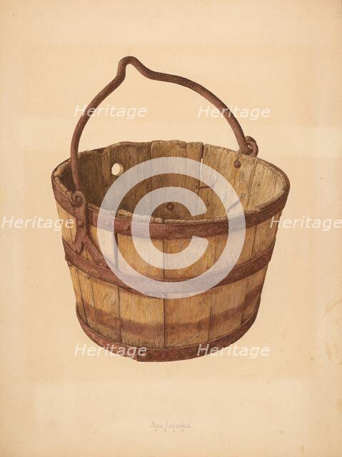 Miner's Ore Bucket, 1939. Creator: Max Fernekes.