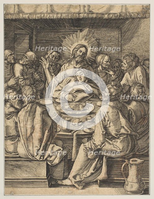 The Last Supper, from The Small Passion (copy).n.d. Creator: Abraham Waesberge.