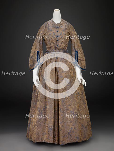 Dress, 1860s. Creator: Unknown.