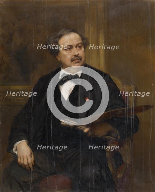 Self-portrait, 1871. Creator: Wappers, Gustave (1803-1874).