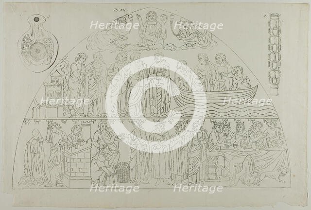 Three Images from Millin's Atlas, plate XII, 1807–08. Creator: Aubin-Louis Millin.