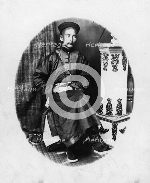 Chinese man from Aigul, 1865-1871. Creator: VV Lanin.