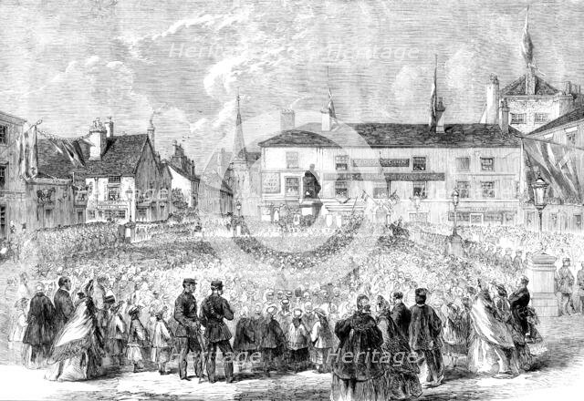 Inauguration of the statue to Samuel Crompton..., 1862. Creator: Unknown.