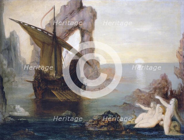 The Mermaids, c1885. Creator: Moreau, Gustave (1826-1898).