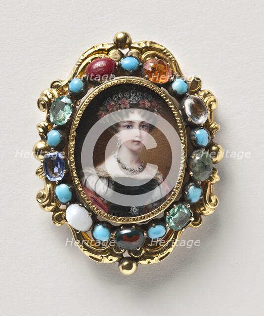 Josefina, 1807-1876, Princess of Leuchtenberg, Queen of Sweden and Norway, mid-19th century. Creator: Johan Way.