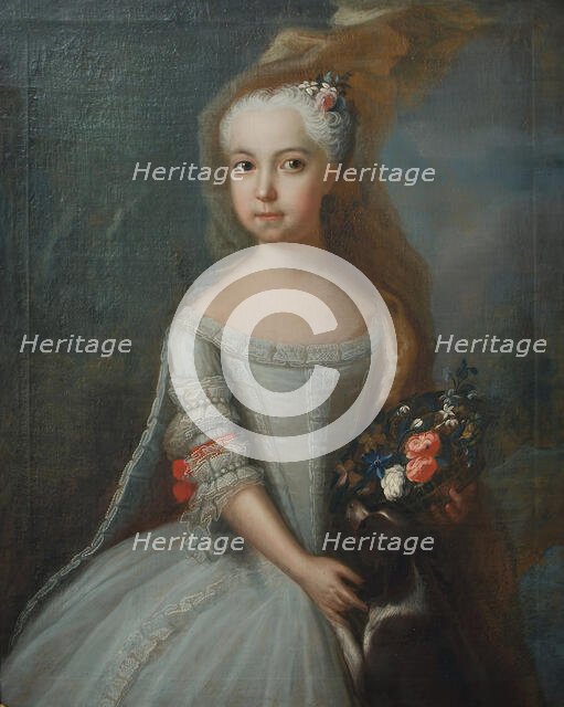 Ulrica von Flygarell at the age of four, 1736. Creator: Lorens Pasch the Elder.