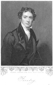 Michael Faraday, English chemist and physicist, 19th century. Artist: Unknown