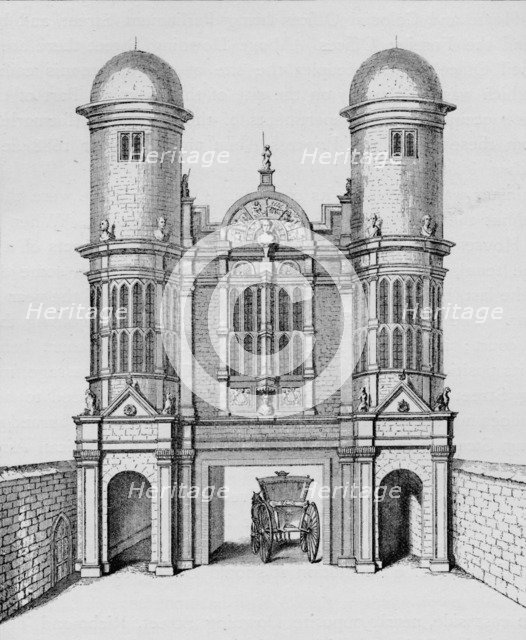 King Street Gate, Westminster, c1725 (1911). Artist: George Vertue.