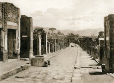 Strada dell' Abbondanza, Pompeii, Italy, c1900s. Creator: Unknown.