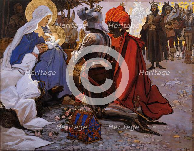 The Holy Three Kings, 1902. Creator: Maximilian Liebenwein.