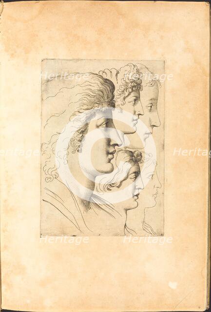 Print from Drawing Book, c. 1610/1620. Creator: Luca Ciamberlano.