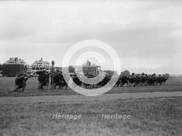 Fort Myer Officers Training Camp, 1917. Creator: Harris & Ewing.