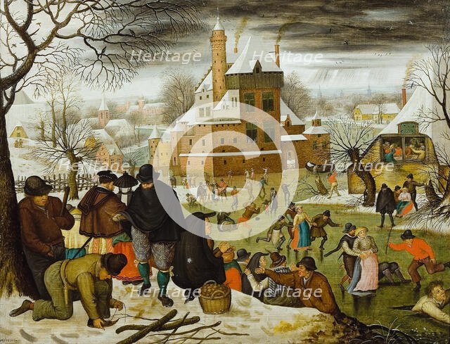 The Four Seasons: Winter, Second half of the 16th cen.. Creator: Brueghel, Pieter, the Younger (1564-1638).