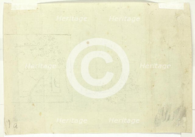 Two Sketches of a Park, n.d. Creator: Pierre Antoine Mongin.