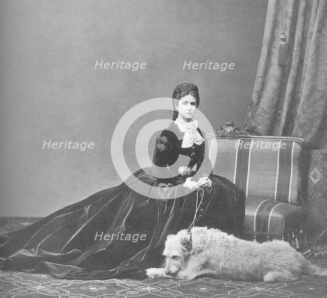 The Empress Elisabeth of Austria  , 1865.