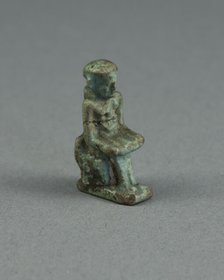 Amulet of the God Imhotep, Egypt, Third Intermediate Period, Dynasty 21-25 (1070-656 BCE). Creator: Unknown.