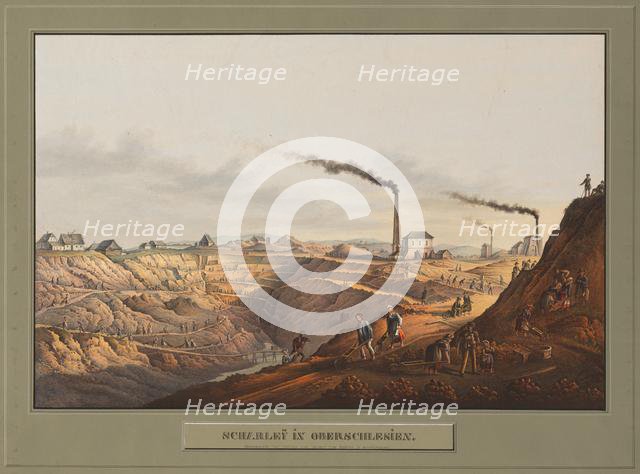 Scharley in Oberschleisien, c. 1850. Creator: Carl Julius Rieden (German, 1802-1858).