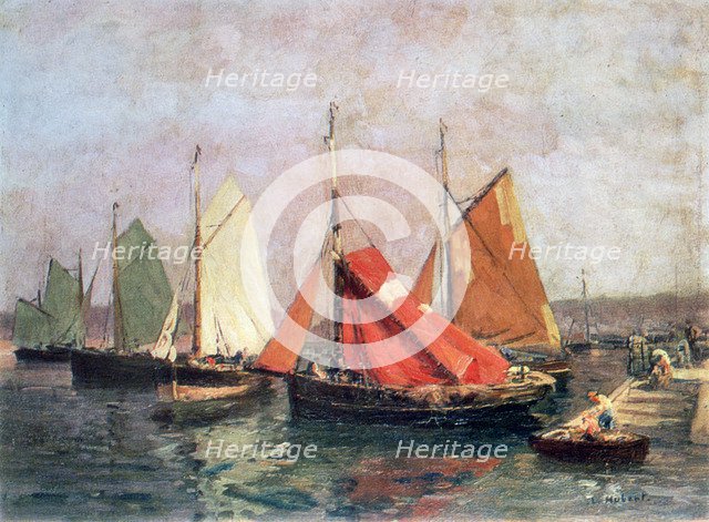 The Coast of Breton', c1907-1915. Artist: Leon Hubert