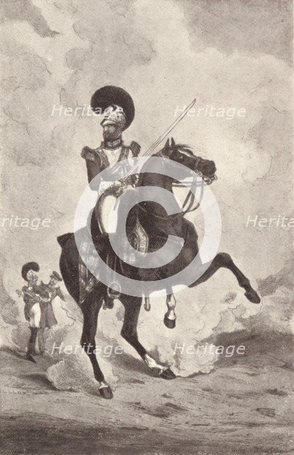 'Officer, Life Guards', 1909. Artist: Henry Thomas Alken.