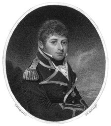 Captain George Nicholas Hardinge, British naval officer, 19th century.Artist: H R Cook