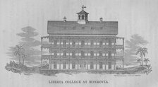 Liberia College at Monrovia., 1863. Creator: Richer Russell.