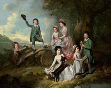 The Lavie Children, c. 1770. Creator: Johan Zoffany.