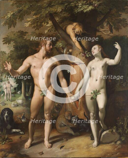 The Fall of Man, 1592. Creator: Cornelis Cornelisz van Haarlem.